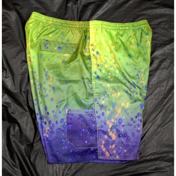 Reel Legends Men's Board Shorts Swim Trunk Surf Size Medium - Picture 3 of 6